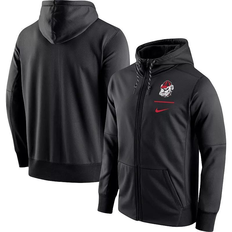 Mens Nike Crimson Alabama Crimson Tide Logo Stack Performance Full-Zip Hoodie Product Image
