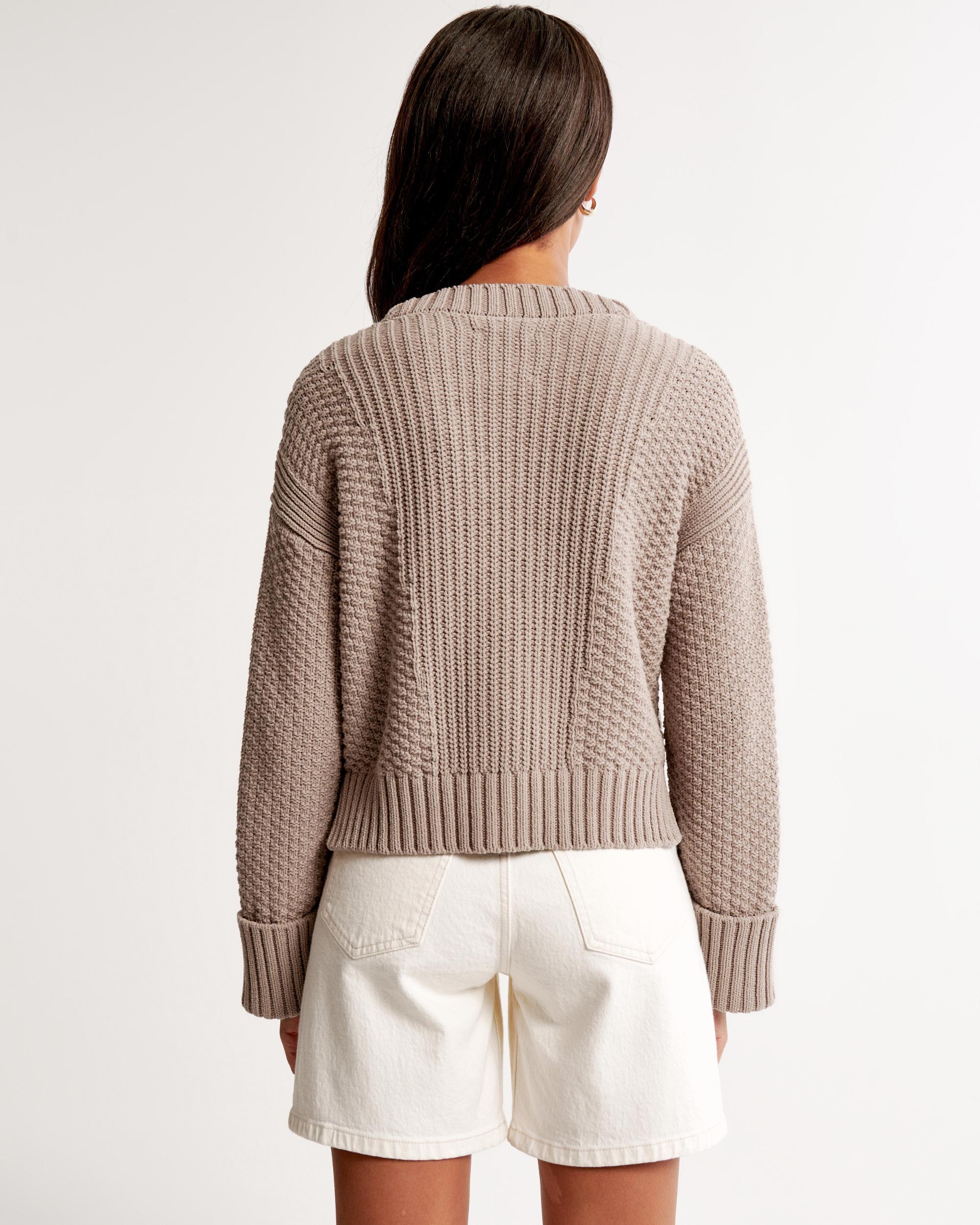 The A&F Cameron Seed Stitch Cardigan Product Image