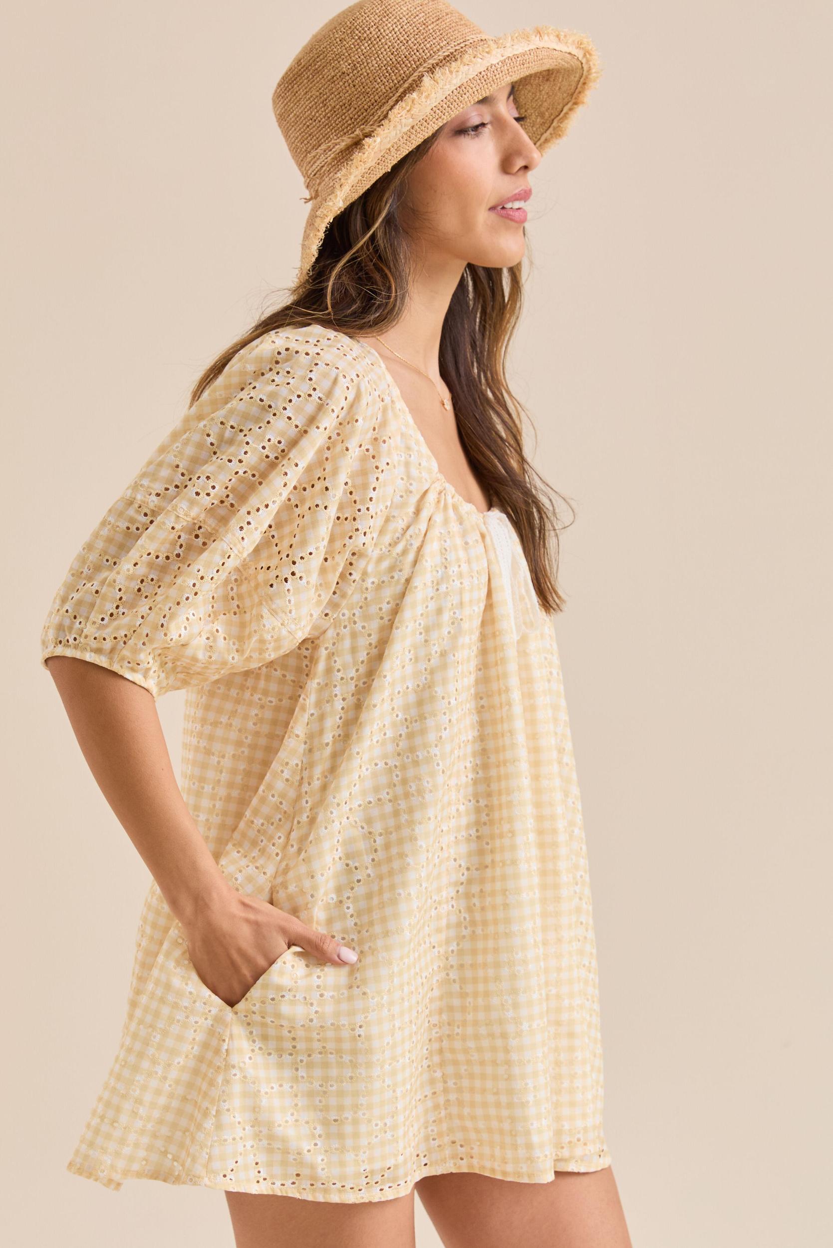 Posie Gingham Romper Product Image