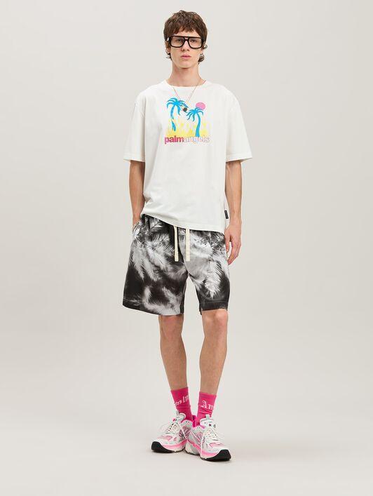 BURNING OASI SLIM TEE OFF WHITE - MULTIC Product Image