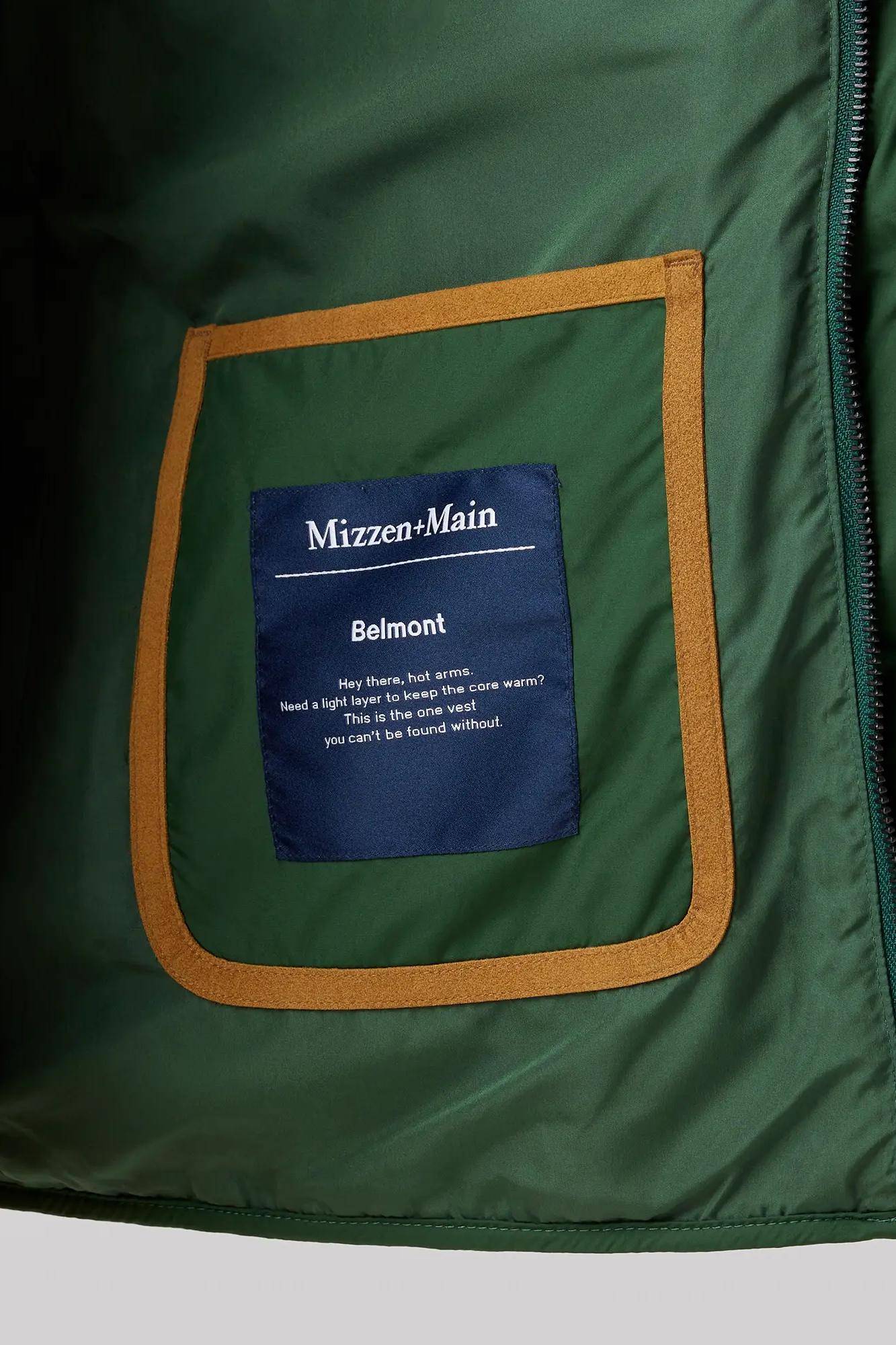 Belmot Vest - Spruce Solid Product Image