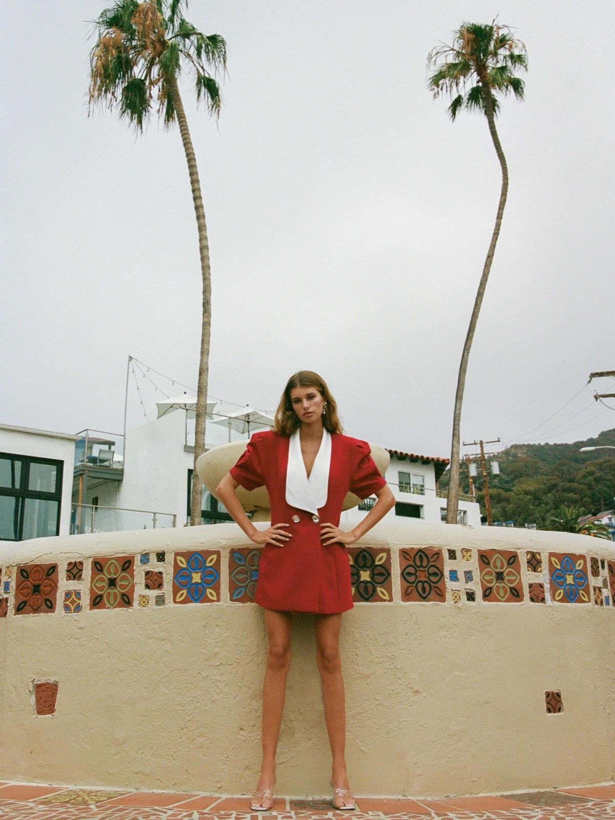 Alia Dress (Red) Product Image