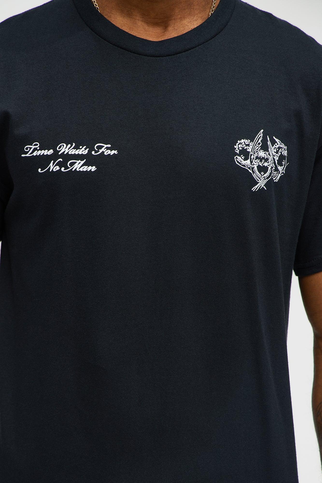 Here And Now Short Sleeve Tee - Black Product Image