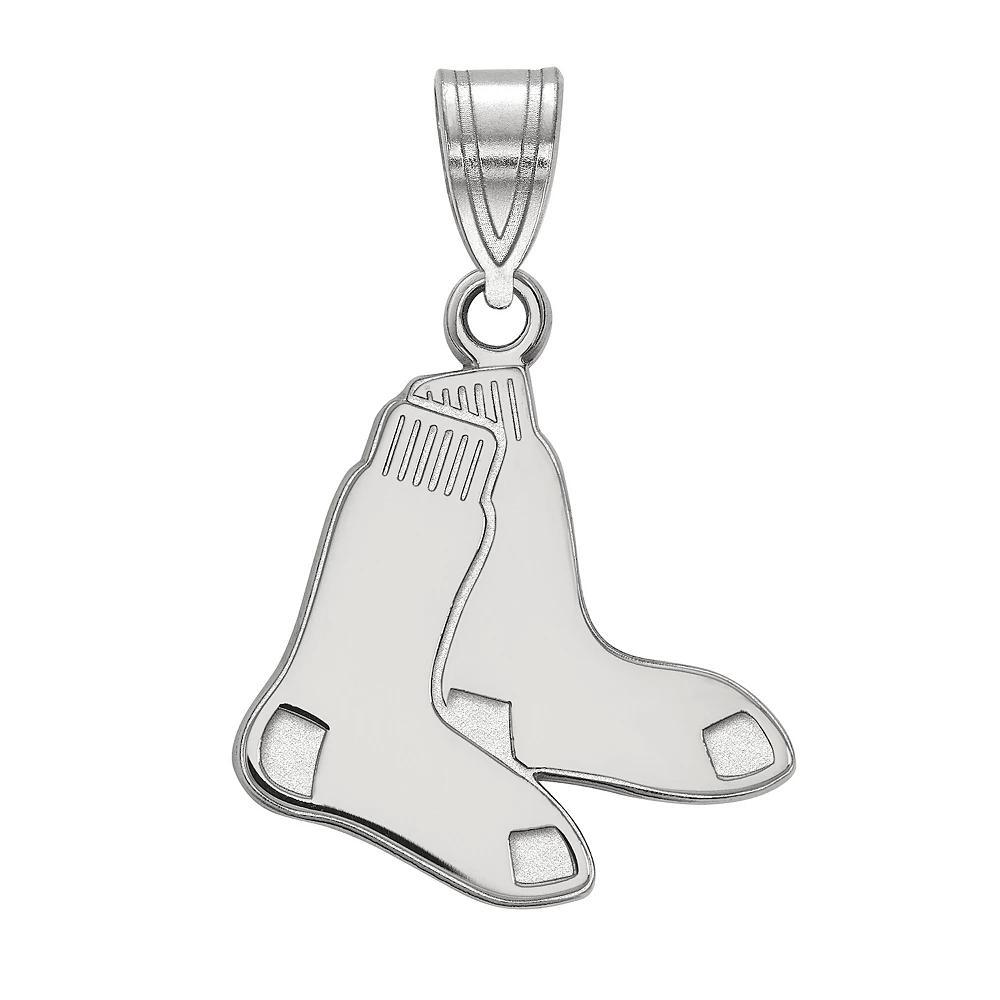LogoArt Sterling Silver Boston Red Sox Medium Pendant, Women's, Size: 24 mm Product Image