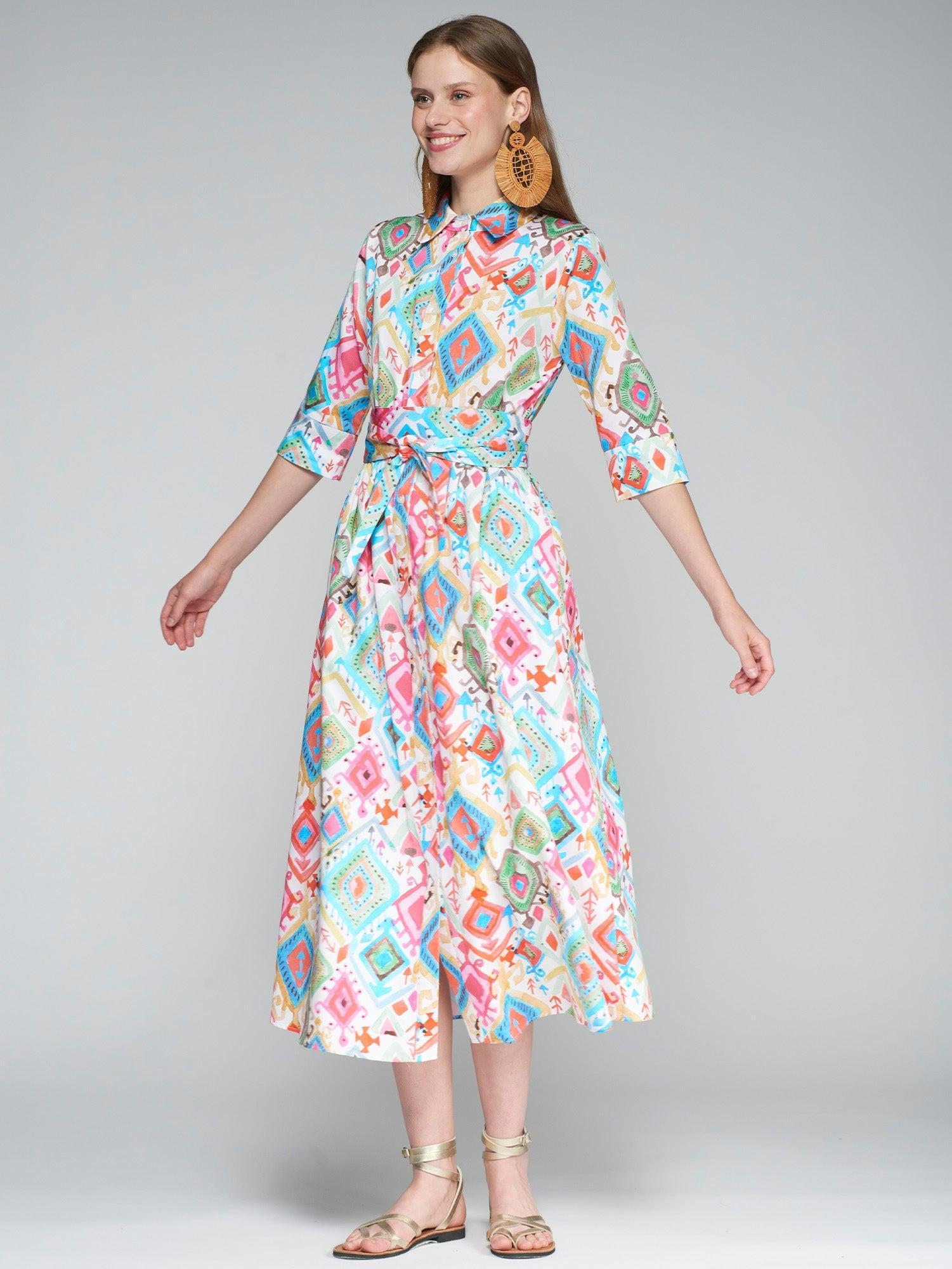 Ikat Dress Product Image