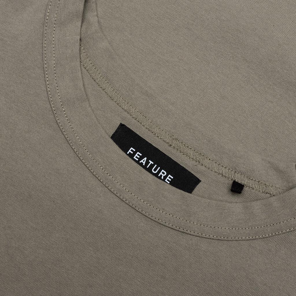 Jersey Braque Pocket Tee - Light Olive Male Product Image