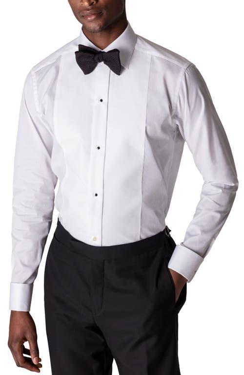 Mens Slim-Fit Pique Long-Sleeve Cotton Dress Shirt Product Image