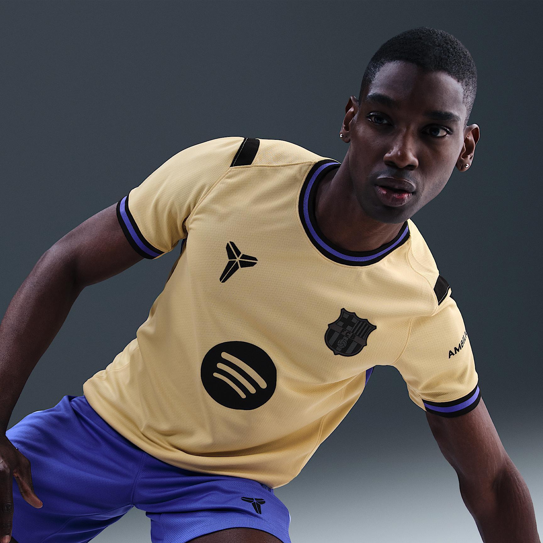 FC Barcelona 2025/26 Stadium Away Men's Kobe Dri-FIT Soccer Replica Jersey Product Image