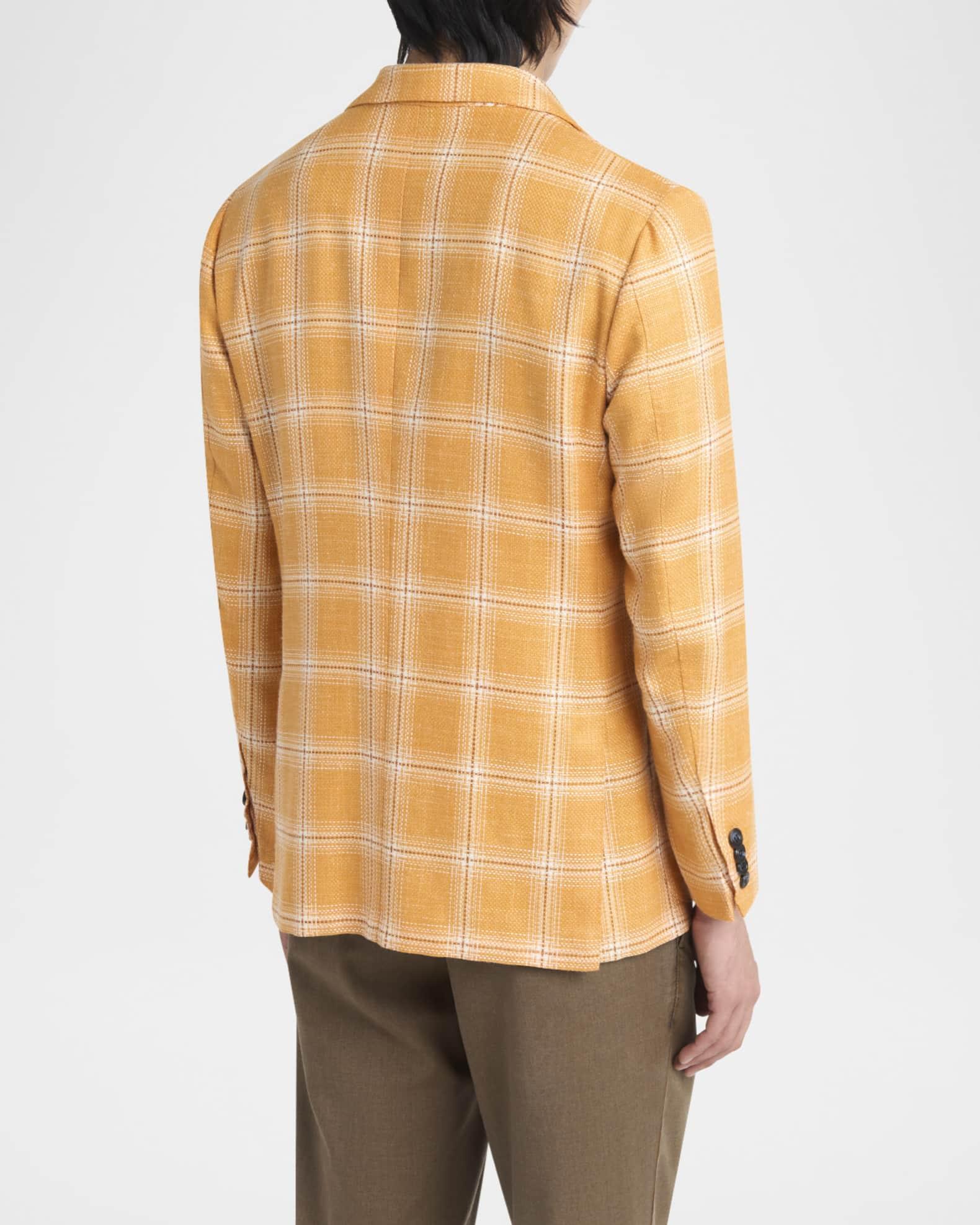 Mens Cashmere-Blend Plaid Sport Coat Product Image