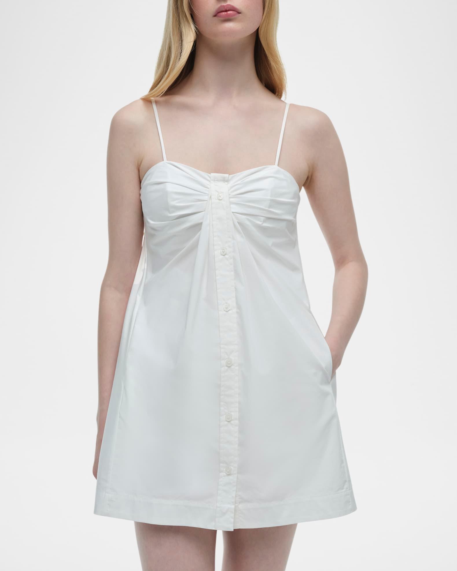 Kendall Sleeveless Button-Front Mini Dress Product Image