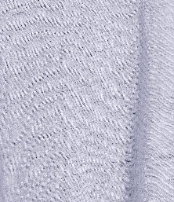 Eileen Fisher Organic Linen Jersey Scoop Neck Sleeveless Tank Product Image