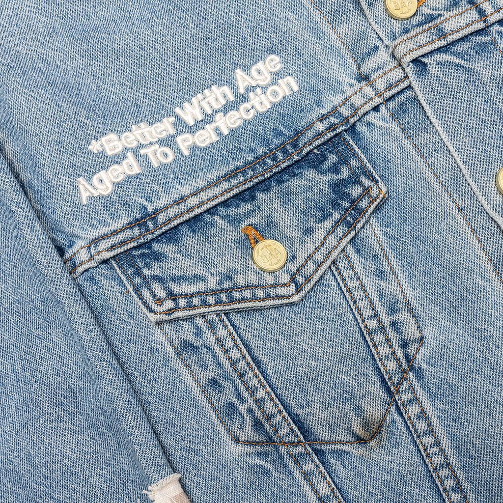 Portrait Denim Jacket - Multi Male Product Image