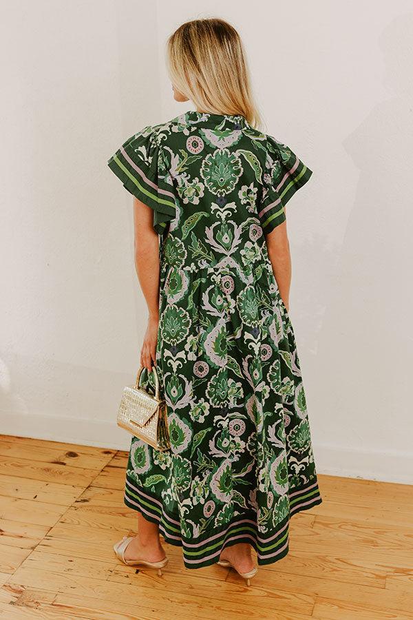 Charming Embrace Floral Midi Dress Product Image