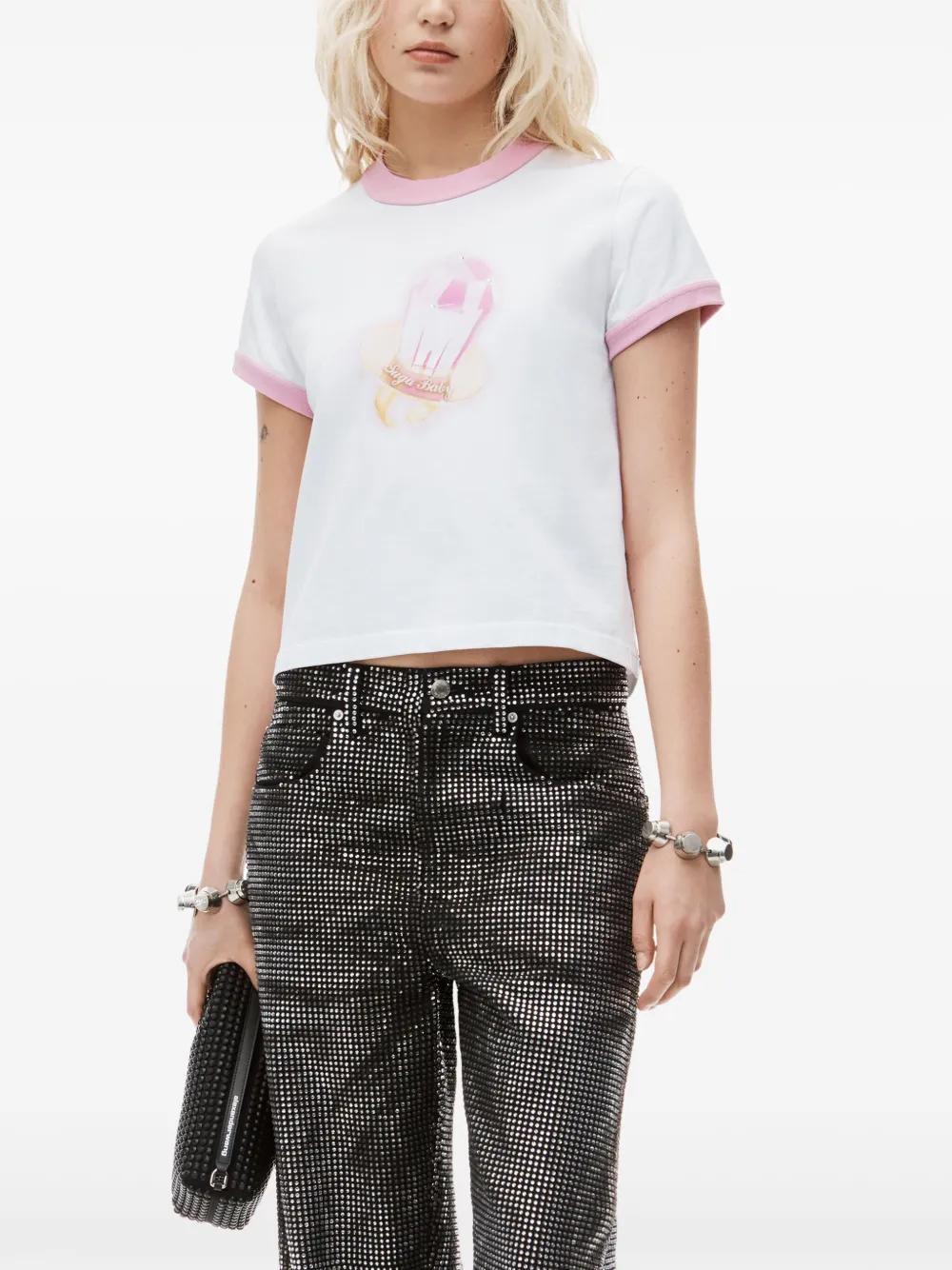 logo-print cotton T-shirt Product Image