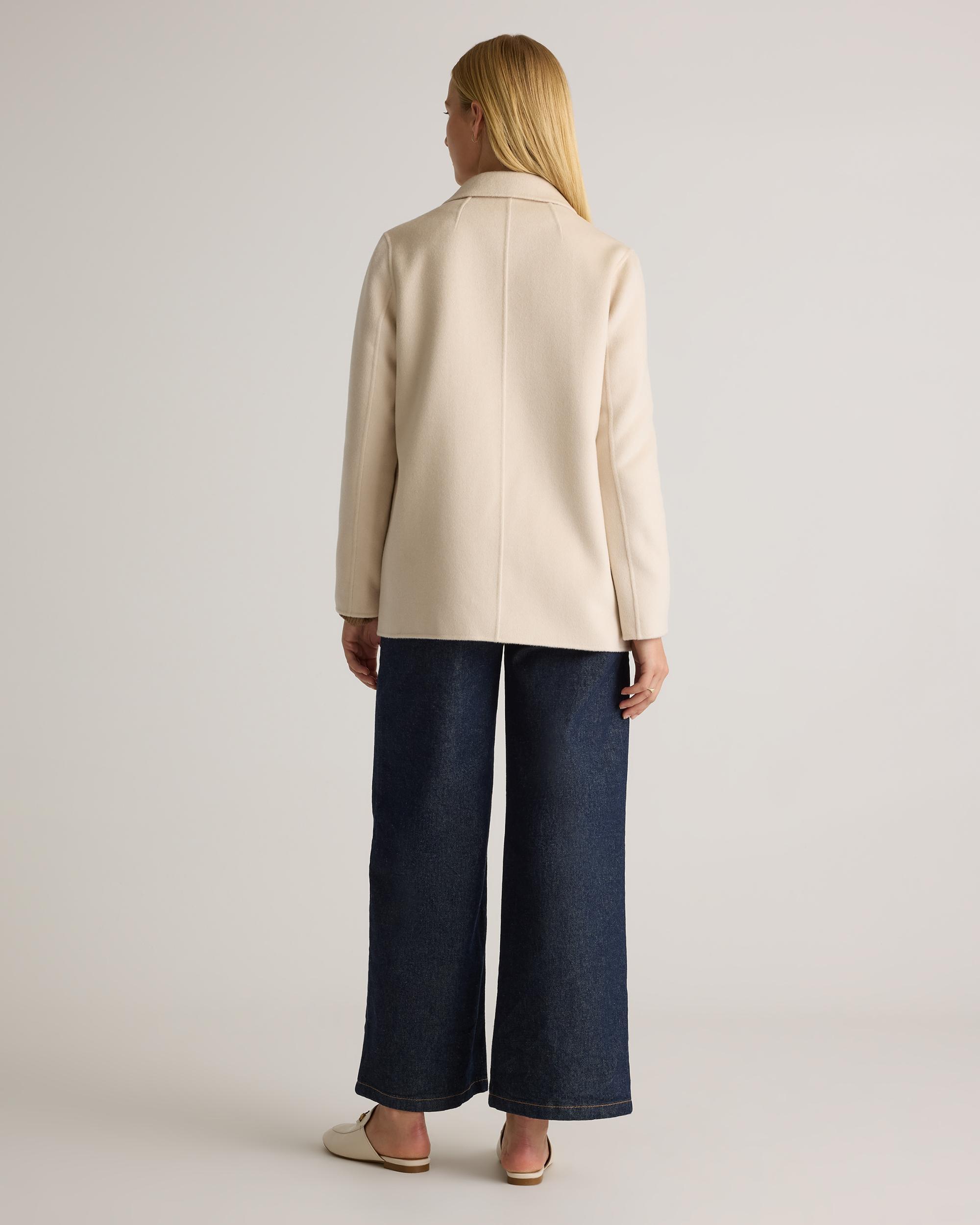 Quince | Women's 100% Mongolian Cashmere Double-Faced Open Blazer Product Image