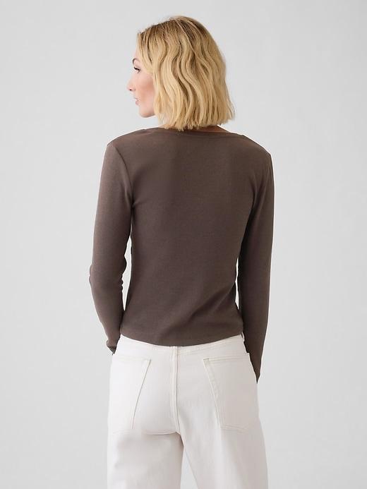 Modern Rib Cropped T-Shirt Product Image