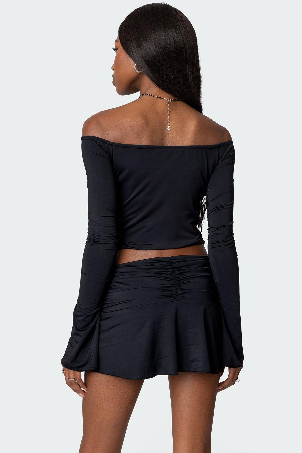 Corey Off The Shoulder Gathered Top Product Image