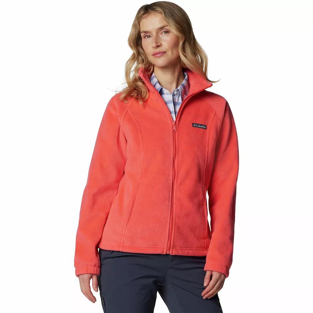 Women's Columbia Benton Springs Zip-Front Fleece Jacket, Size: Large, Juicy Product Image