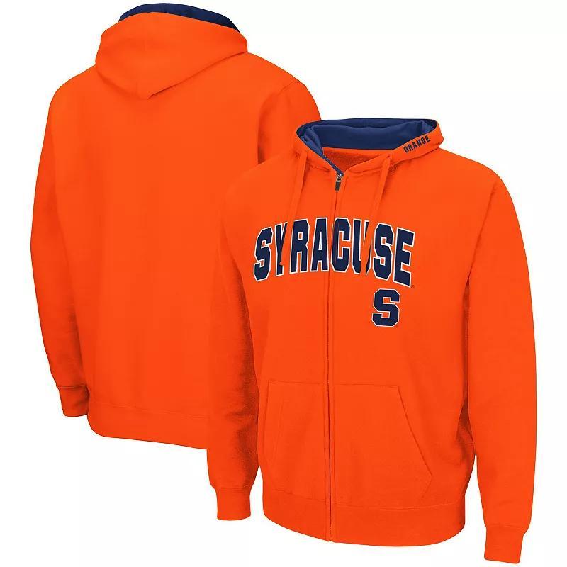 Men's Colosseum Orange Syracuse Orange Arch & Logo 3.0 Full-Zip Hoodie, Size: Small Product Image