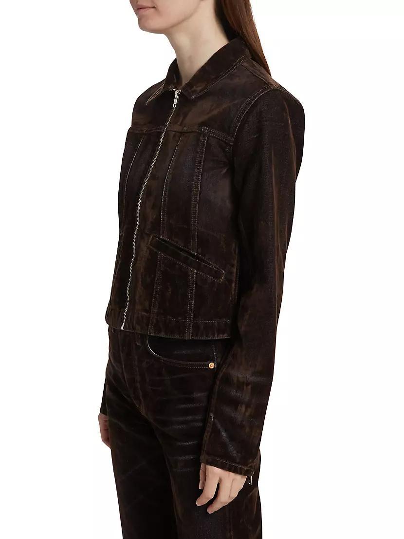 Zip Cotton Slim-Fit Jacket Product Image