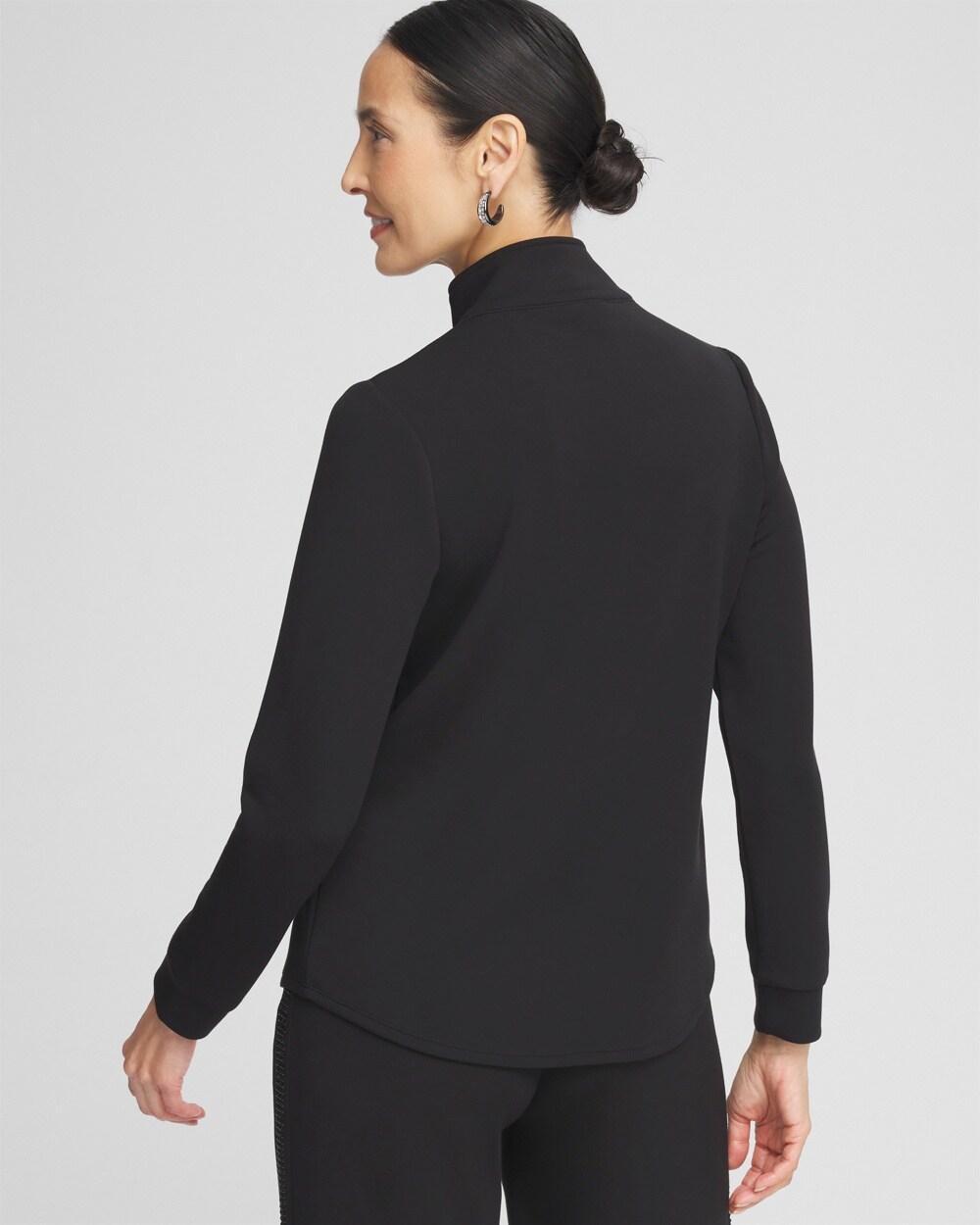 Women's Scuba Embellished Sweatshirt Top Product Image