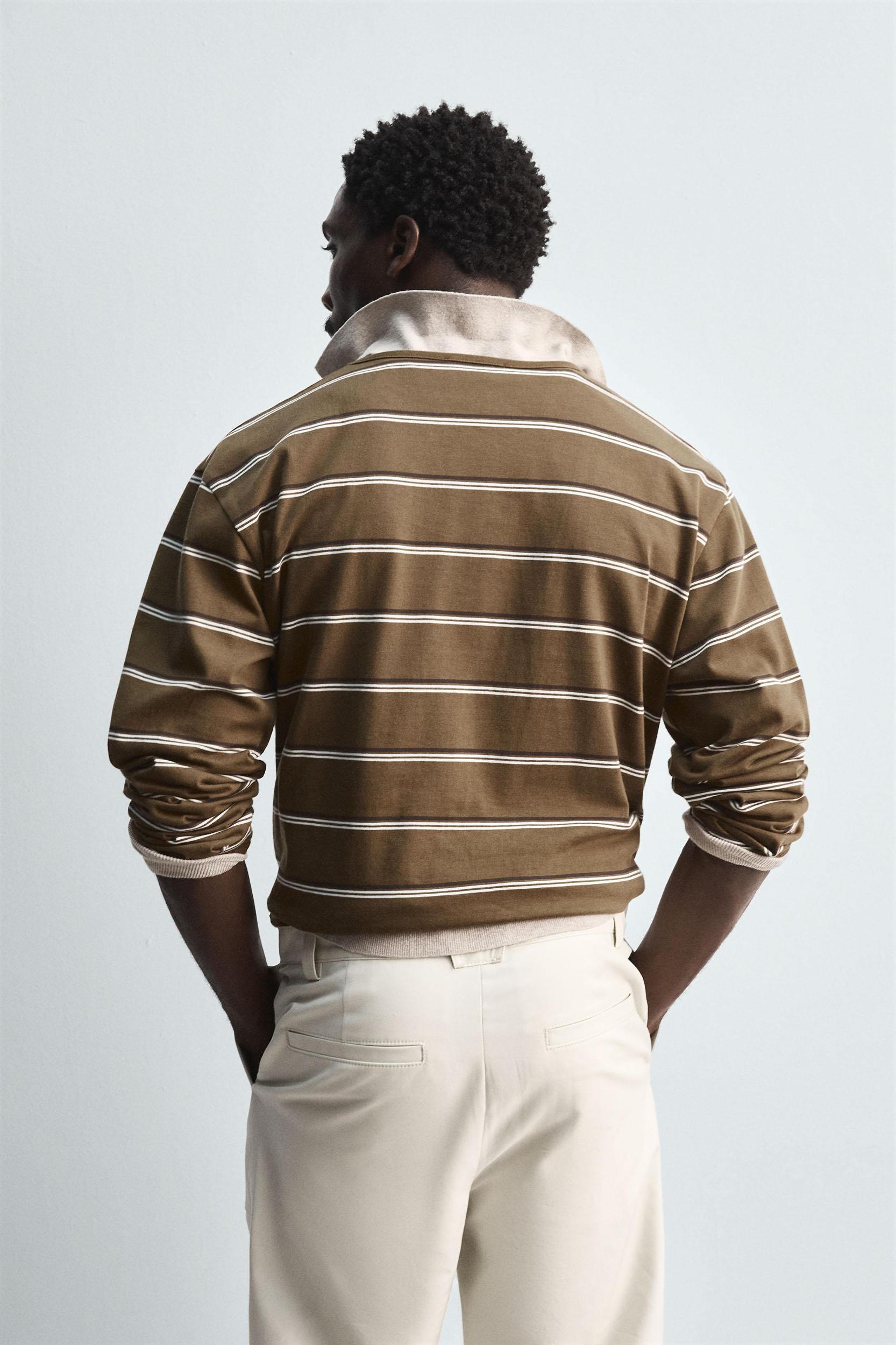 STRIPED JACQUARD T-SHIRT Product Image