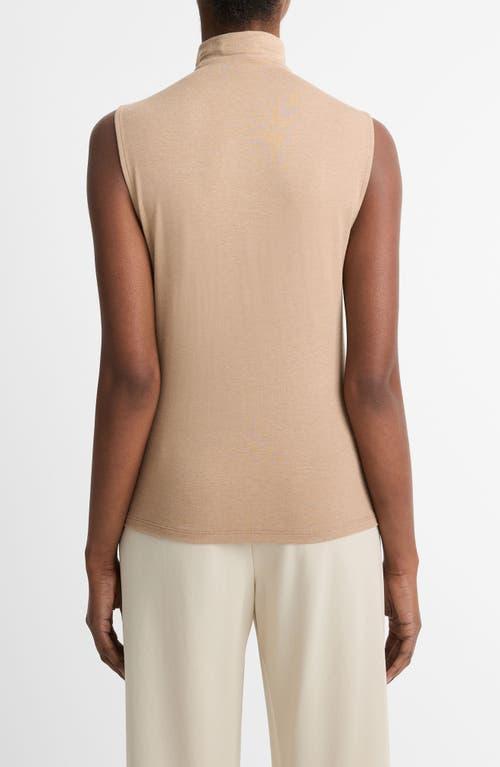 Sleeveless Turtleneck Top Product Image