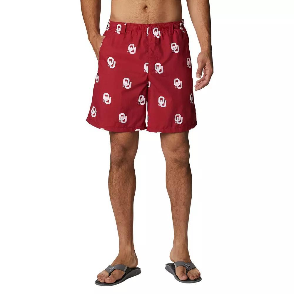 Mens Columbia Crimson Oklahoma Sooners Backcast II Omni-Shade Hybrid Shorts Product Image
