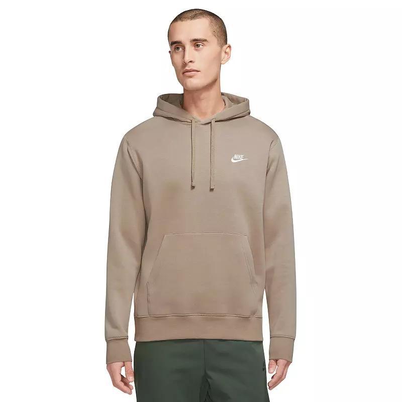 Big & Tall Nike Sportswear Club Fleece Pullover Hoodie, Men's, Size: Medium Tall, Green Product Image