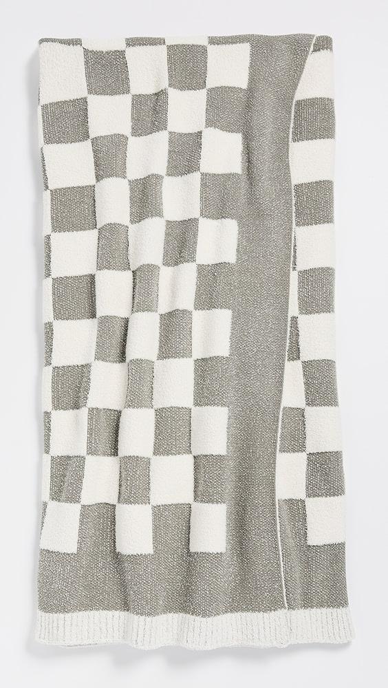 Barefoot Dreams CozyChic Cotton Checkered Throw | Shopbop Product Image