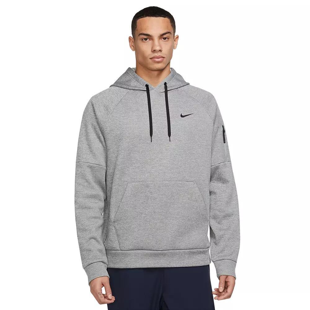 Big & Tall Nike Therma-FIT Pullover Fitness Hoodie, Men's, Size: 3XL Tall, Dark Gray Grey Product Image