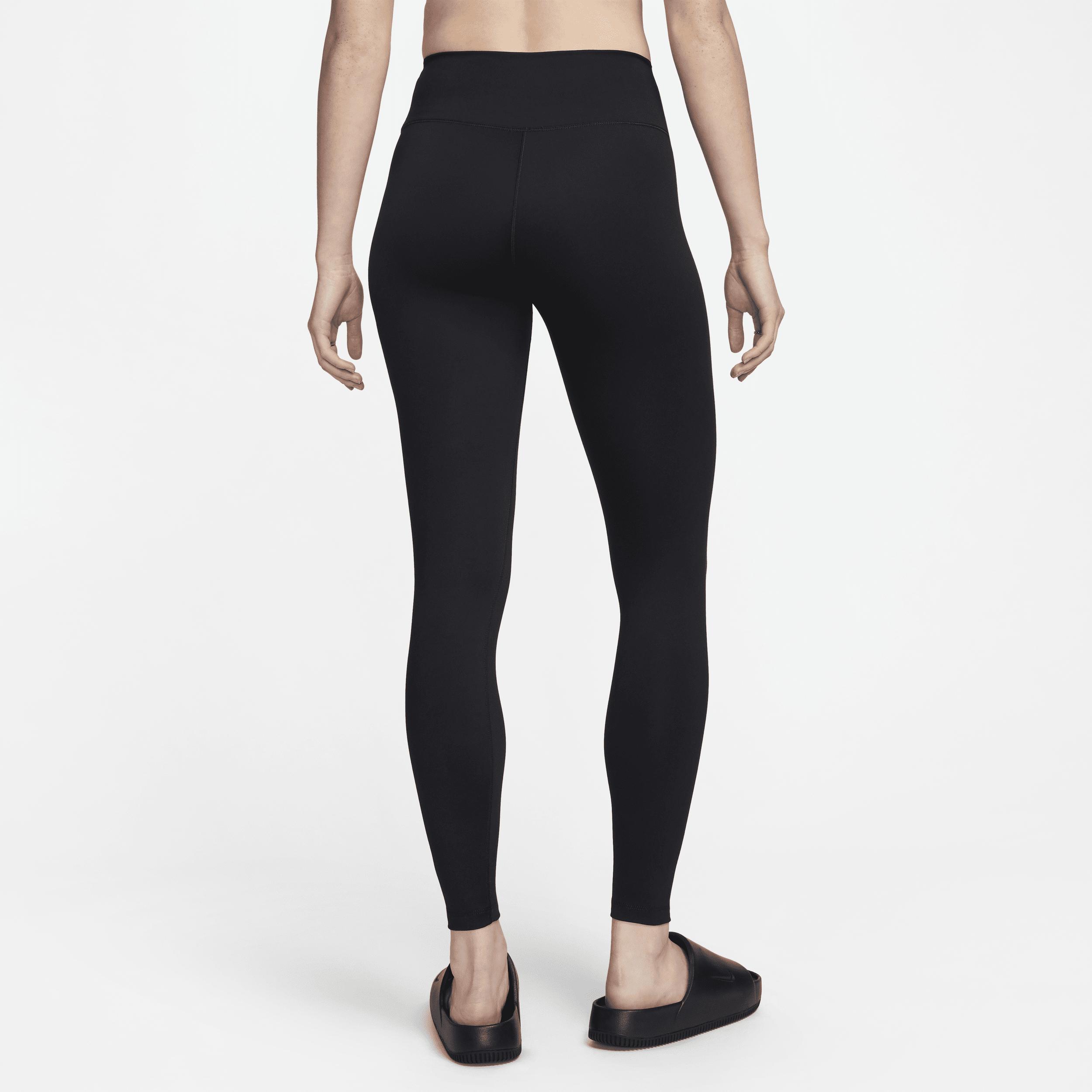 Women's Nike One High-Waisted Leggings, Size: XL, Black Product Image