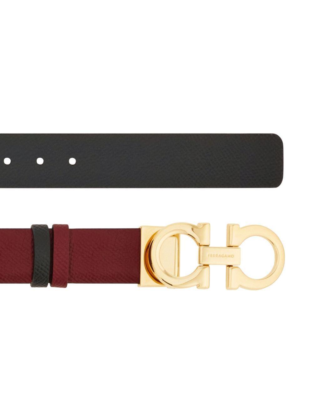 reversible Gancini-buckle belt Product Image