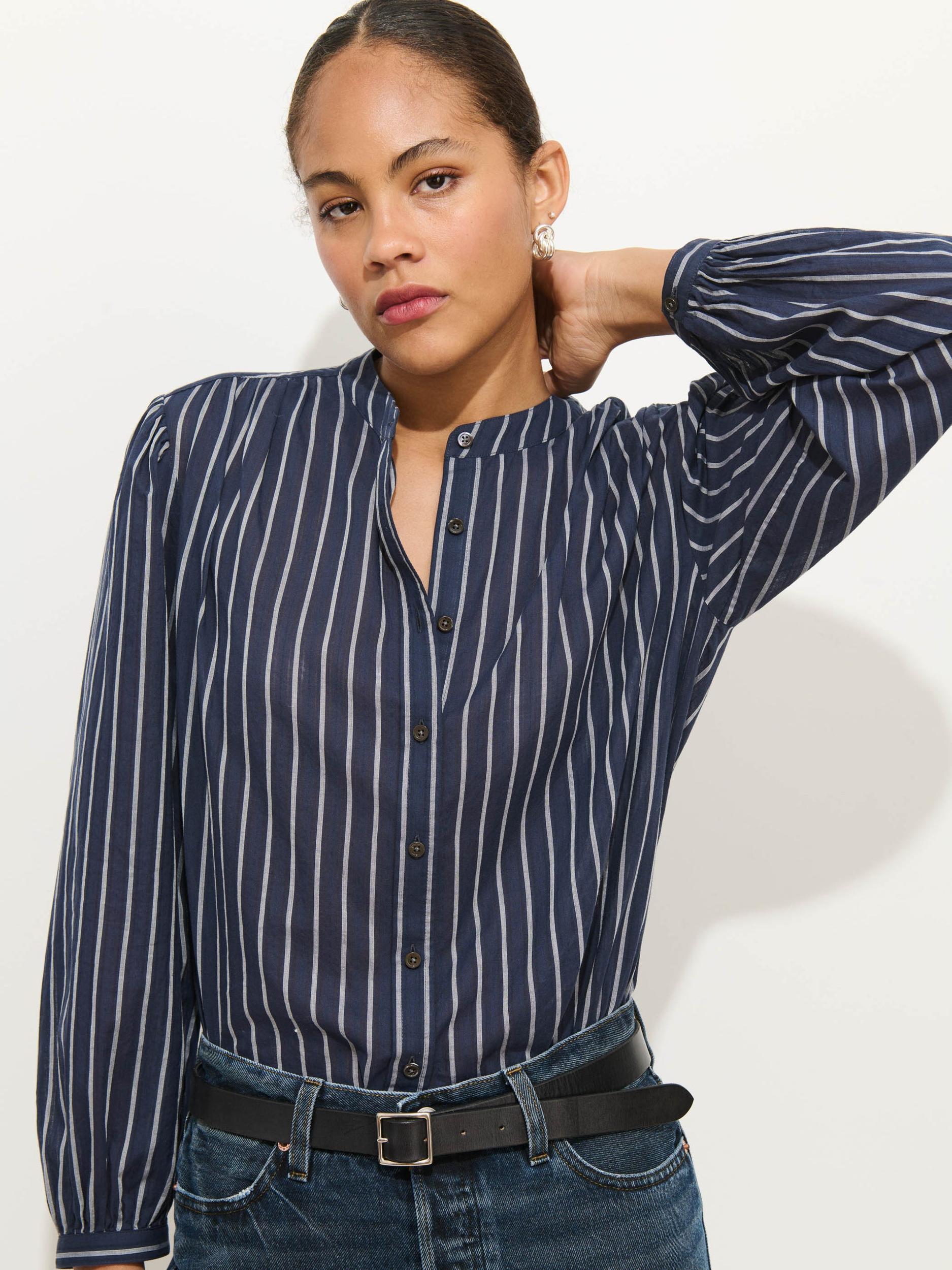 Ali Striped Top In Cotton Voile Product Image