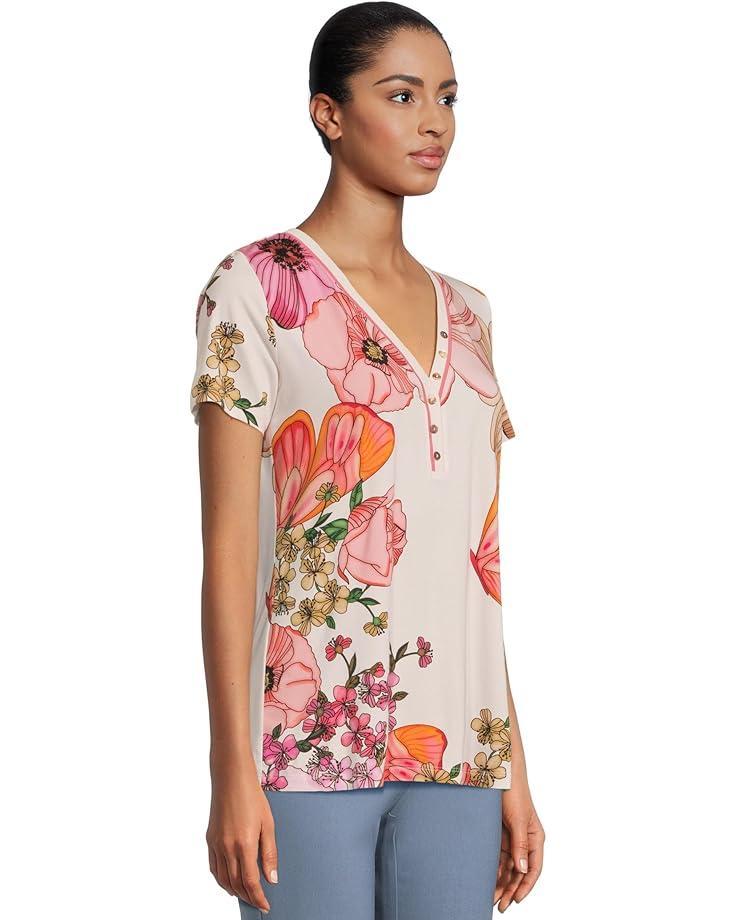 The Janie Favorite 3/4 Sleeve Crew Neck Tee Product Image