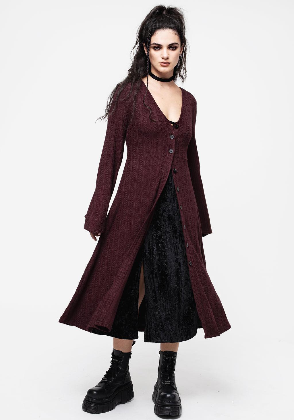 Maggie Tie Front Apron Midi Dress Product Image