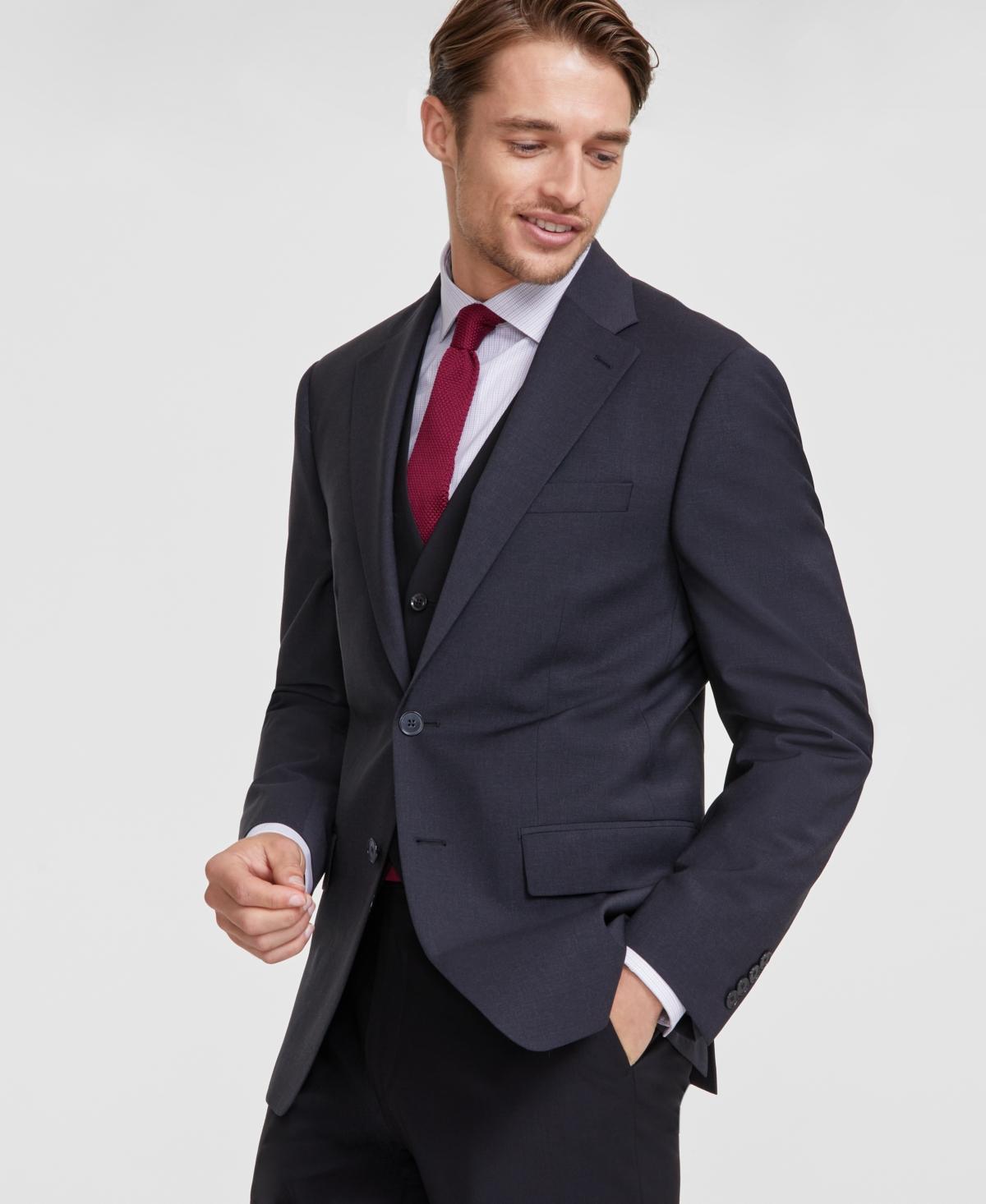 Calvin Klein Men's Slim Fit Suit Jacket - Blue - 42 long Product Image