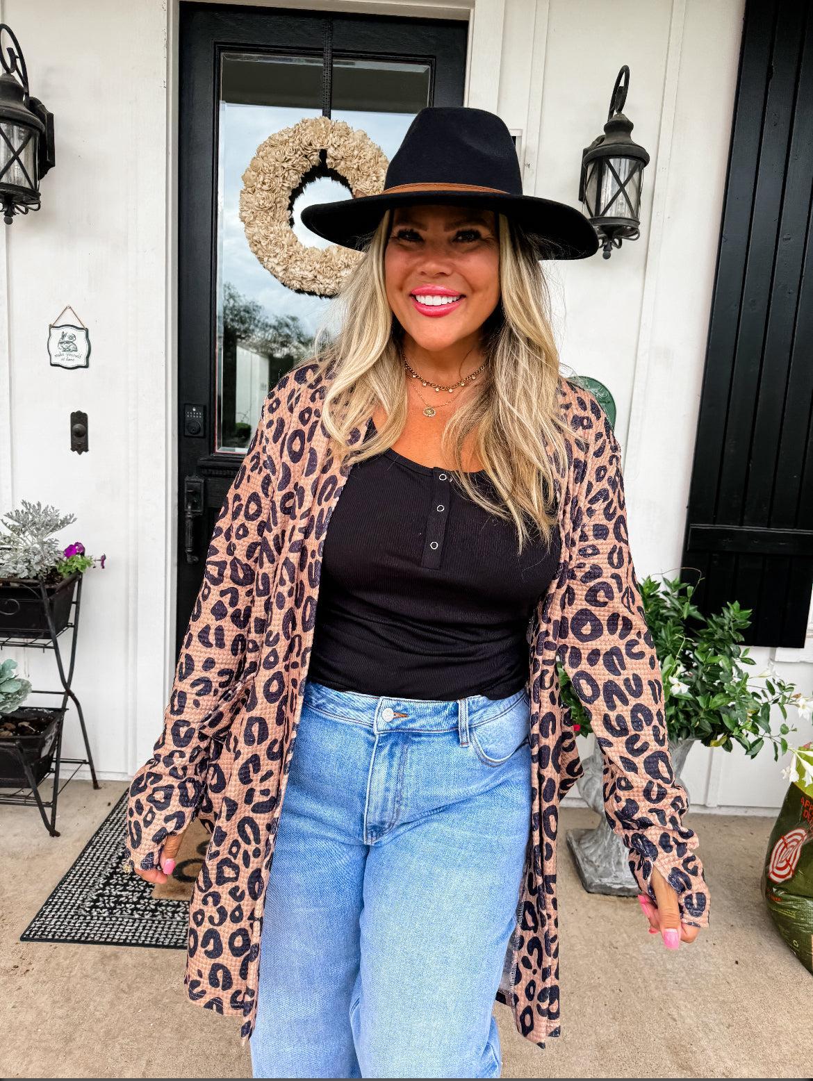 Lola Cardigan- Cheetah Product Image