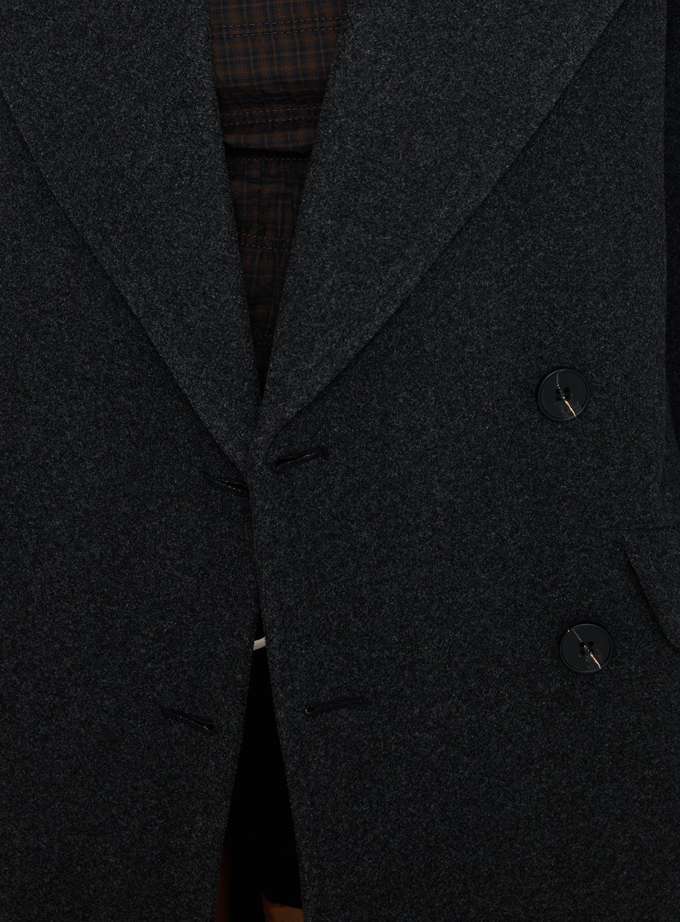 Night Shift Trench Coat Dark Grey Product Image