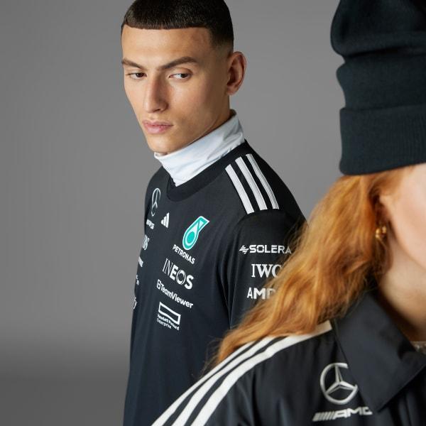 adidas MERCEDES - AMG PETRONAS FORMULA ONE TEAM DRIVER JERSEY Black S Mens Product Image