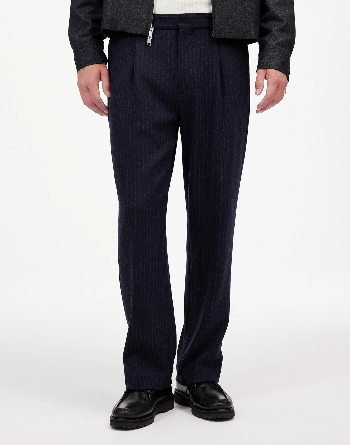 The Roebling Pleated Trouser in Italian Fabric Product Image