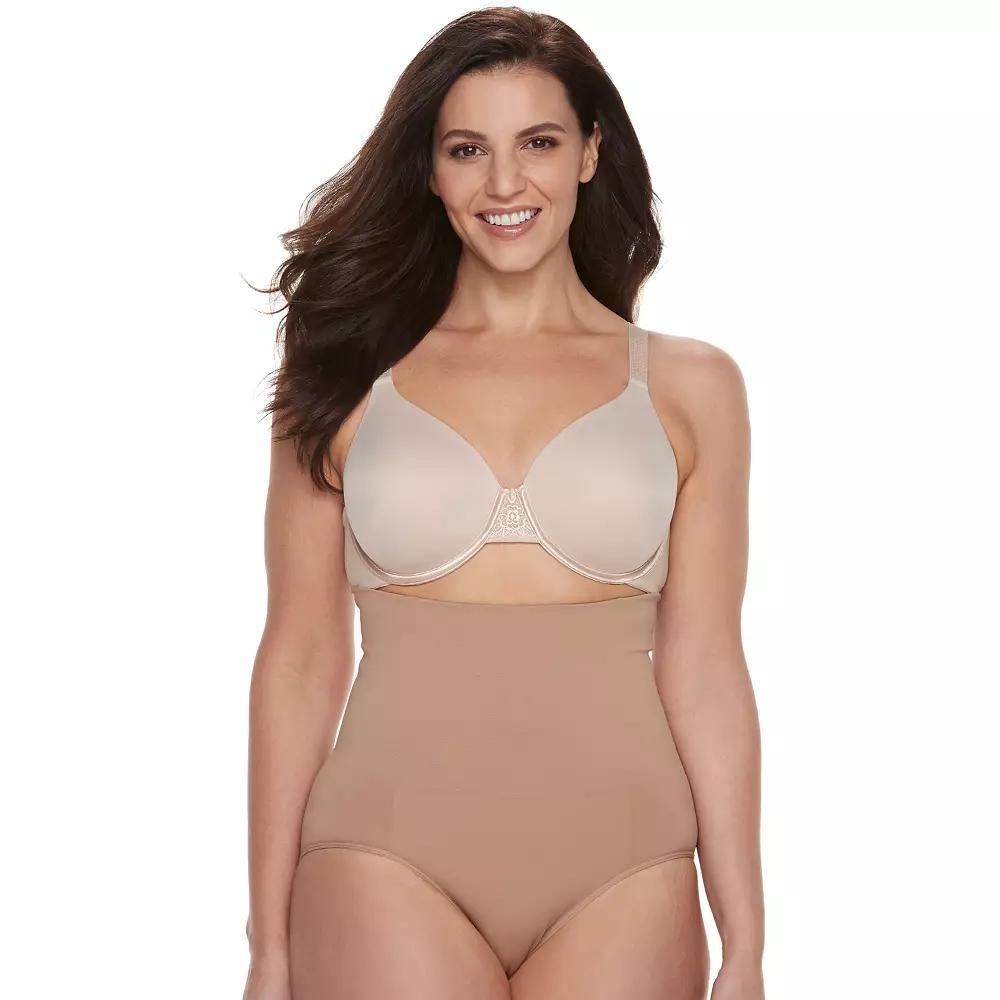 Plus Size Lunaire Firm Control Shapewear High-Waist Brief 3253HL, Women's, Size: 3XL, Cafe Brown Product Image