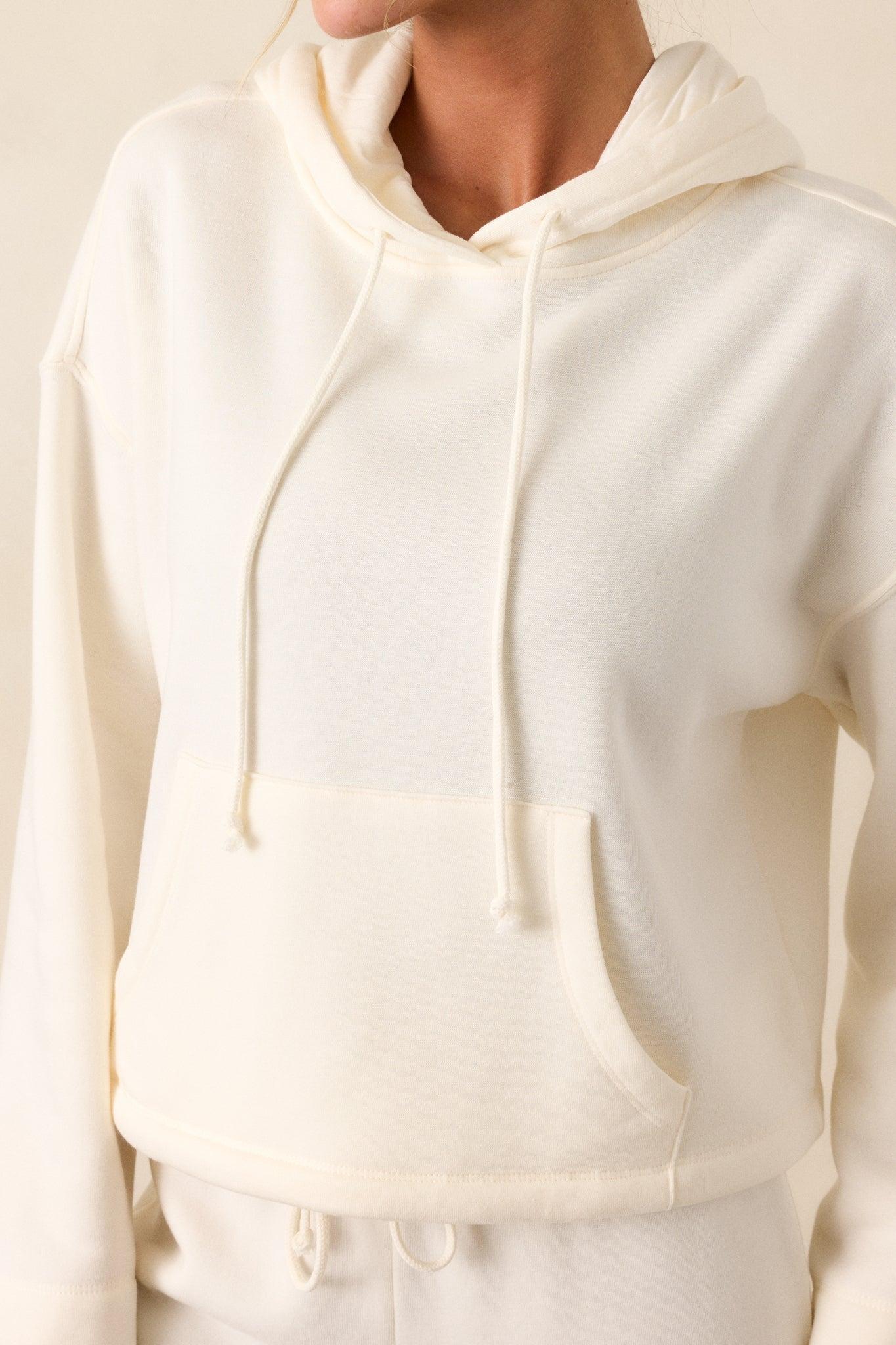 Z Supply Lift Off Sea Salt Ivory Hoodie Product Image
