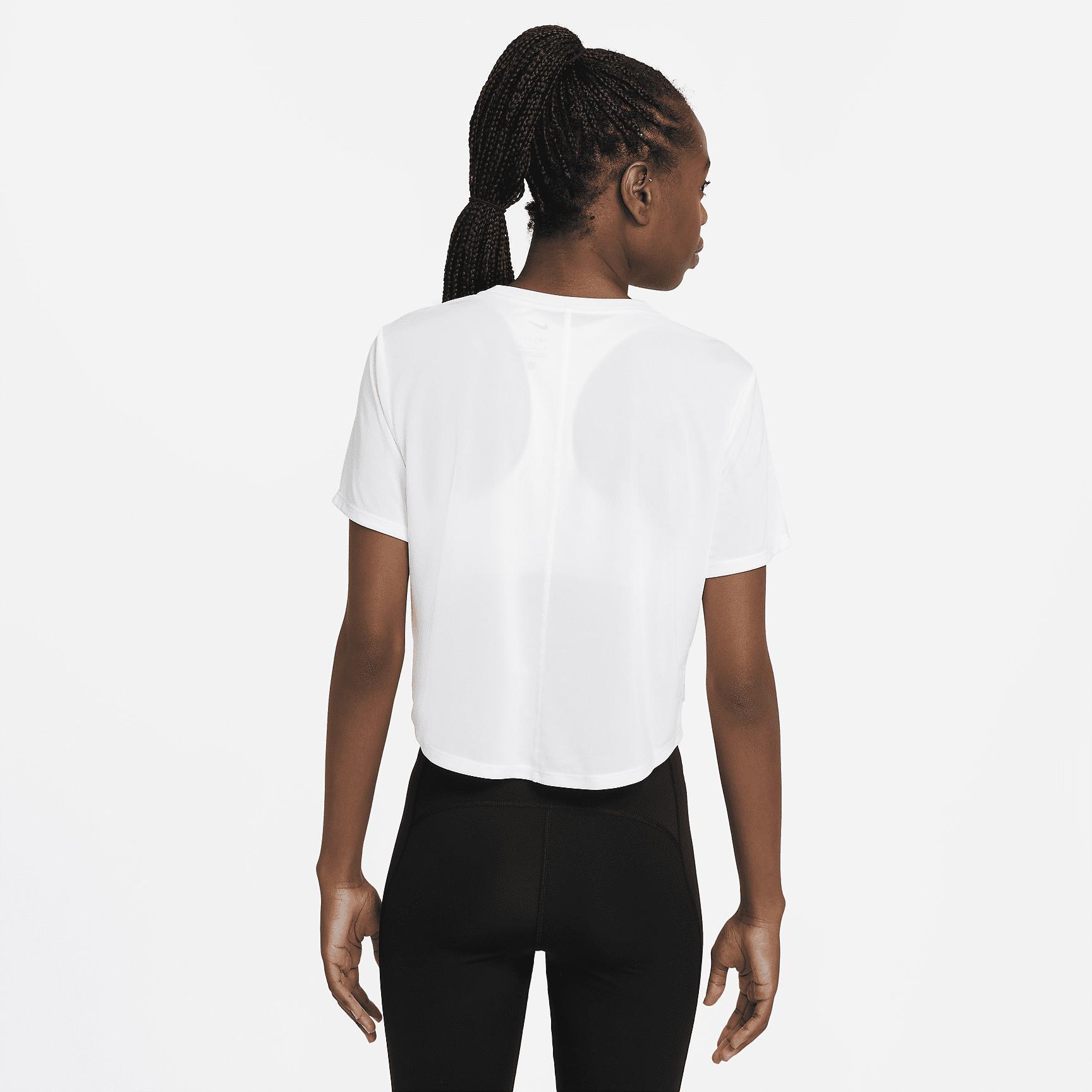 Nike Women's Dri-FIT One Standard Fit Short-Sleeve Cropped Top Product Image