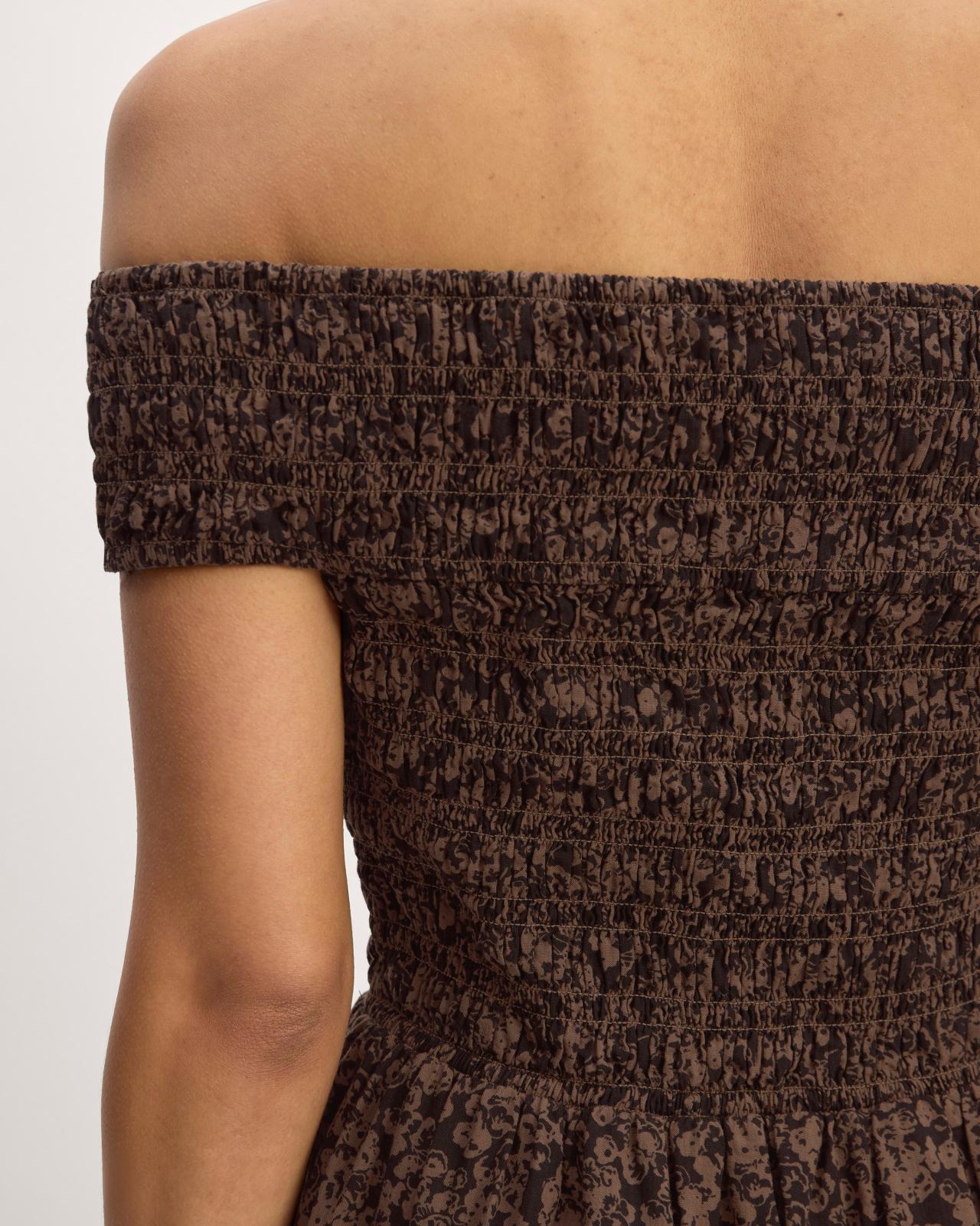 The Gauze Off-the-Shoulder Dress Product Image