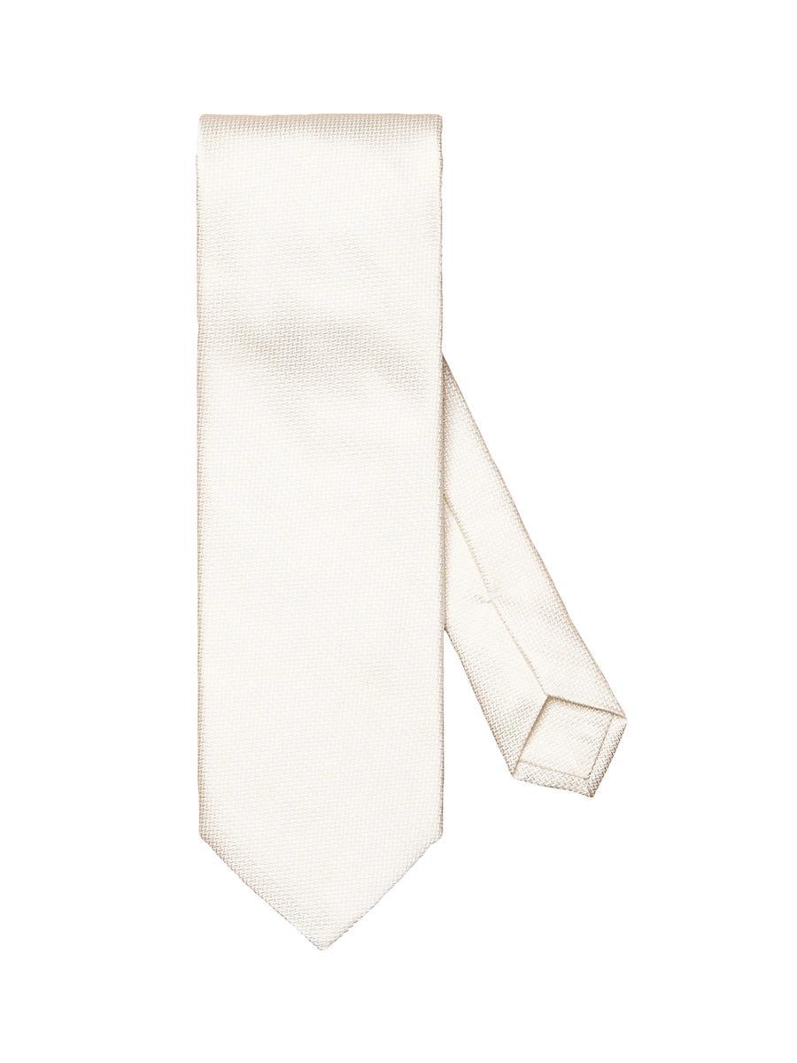 Mens Herringbone Woven Silk Tie Product Image