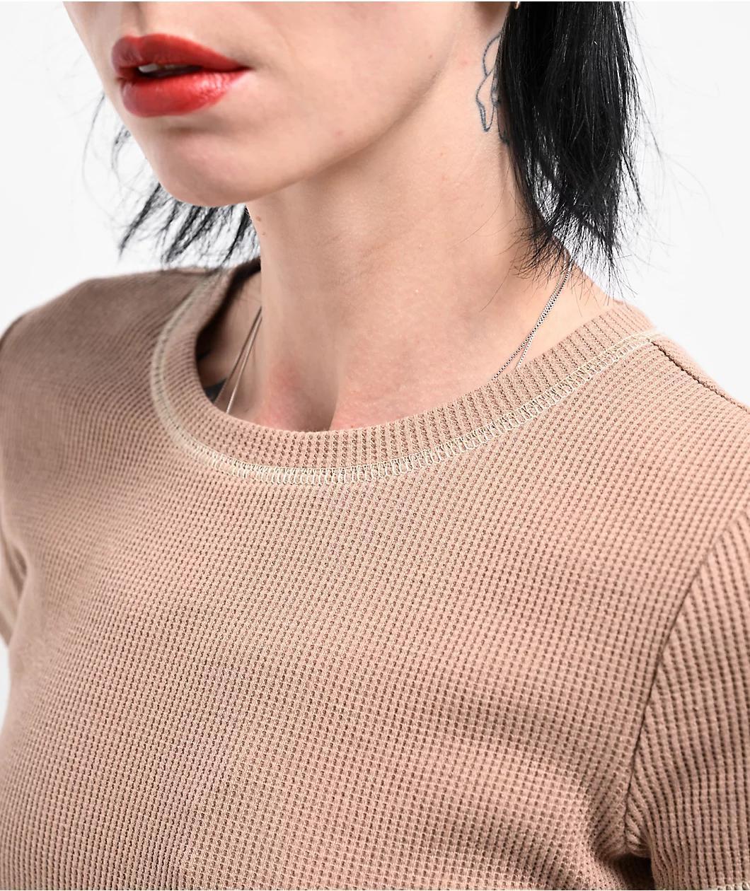Zine Carmina Chantrelle Thermal Crop T-Shirt Product Image