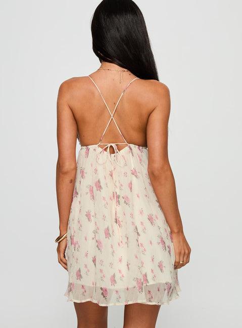 Matea Mini Dress Multi Floral Product Image
