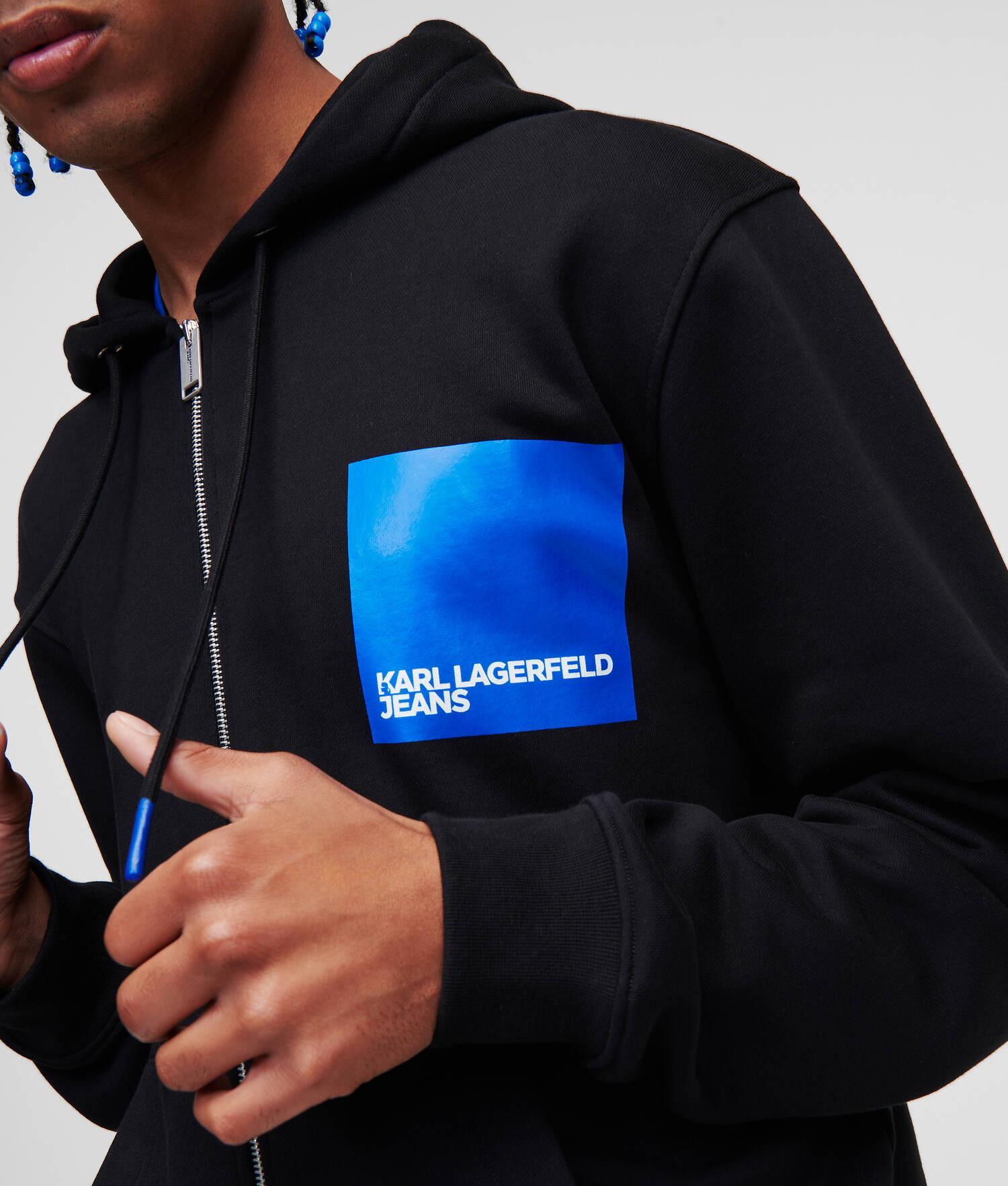 KLJ BOX LOGO ZIP-UP HOODIE Product Image