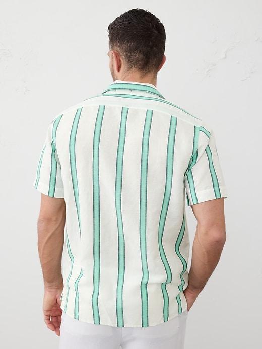 Linen-Blend Resort Shirt Product Image
